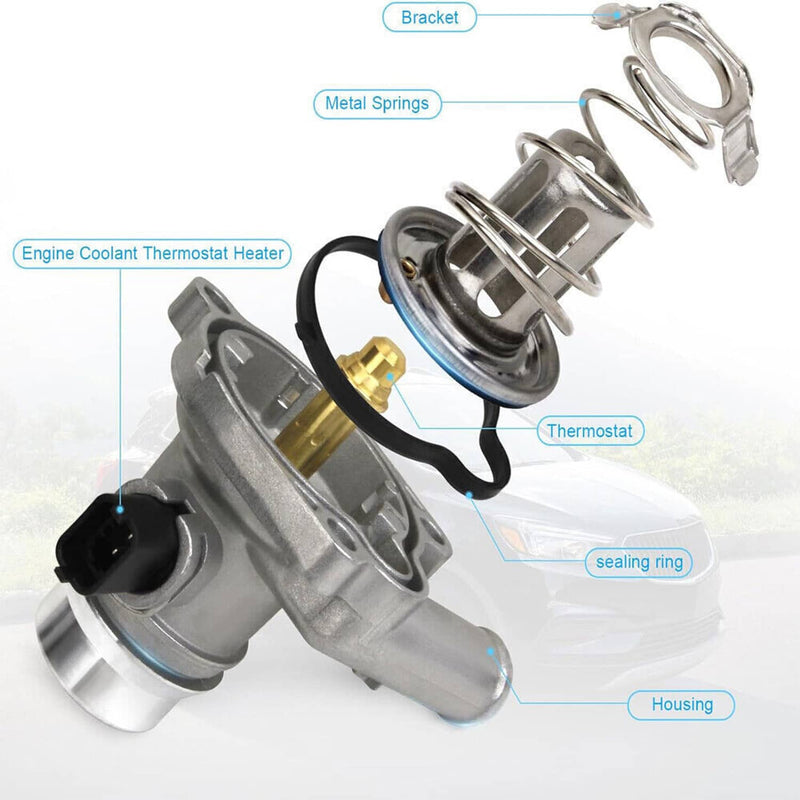 Thermostat Housing Assembly for Buick Encore Chevy Cruze Sonic Trax 1.4L