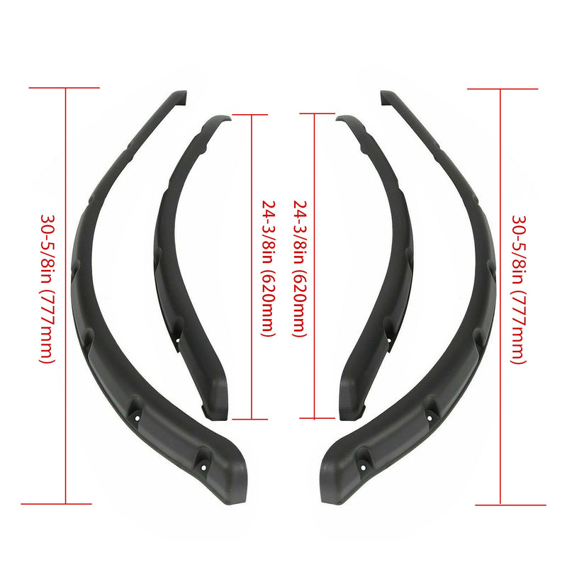 Front Rear Fender Flares w/Stainless Screws for Club Car DS Golf Carts 1993-UP