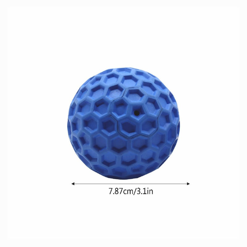 Squeaky Dog Toys for Aggressive Chewers Indestructible Balls Blue