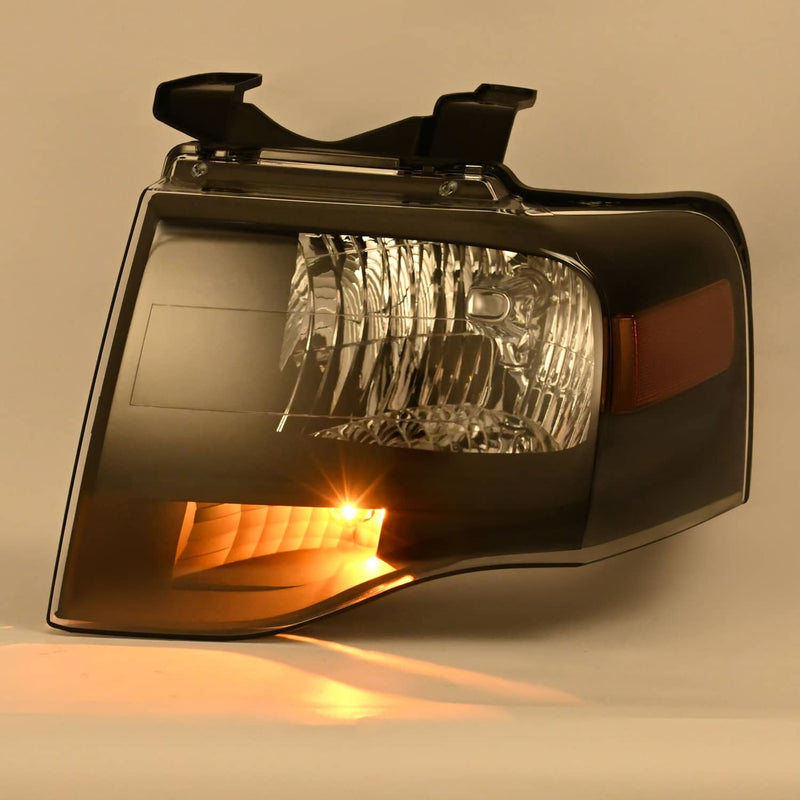 DURAFORCE 7L1Z13008DB Headlight Left With Bulbs for Ford Expedition 2007-2014