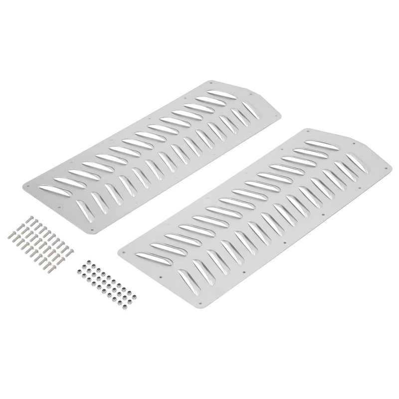 DURAFORCE Universal Car Parts Hood Louver Vent Panel Set Hood Cooling Kit