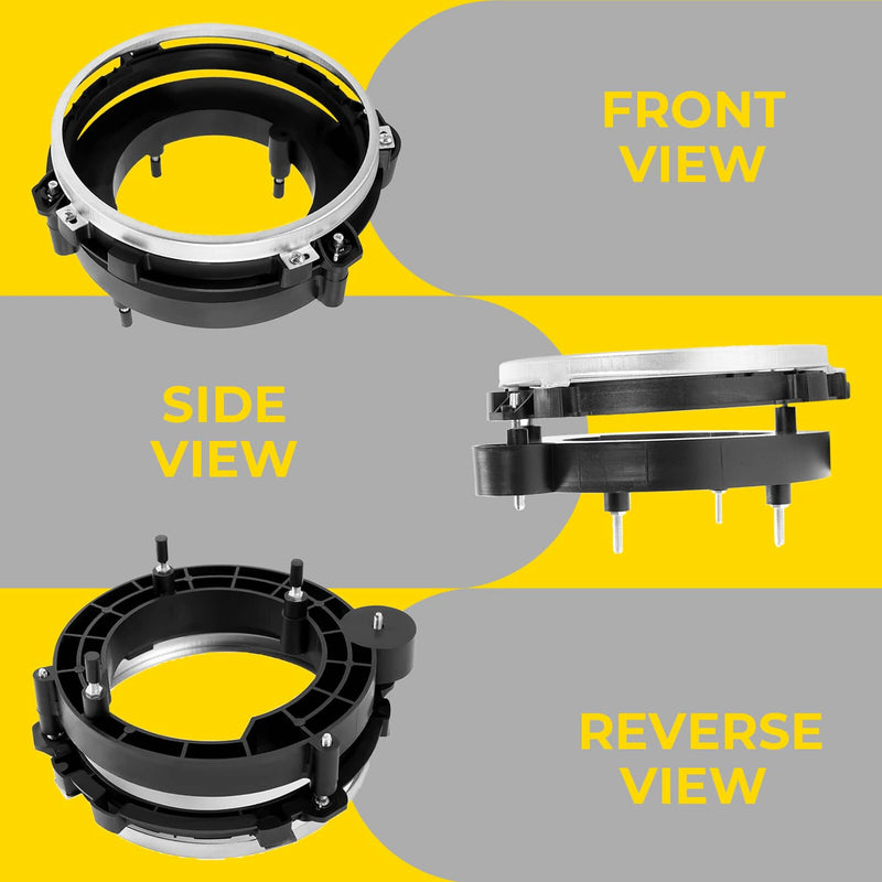 DURAFORCE Headlight Bulb Brackets Buckets for Jeep Wrangler 1997-2006 Left Right Side