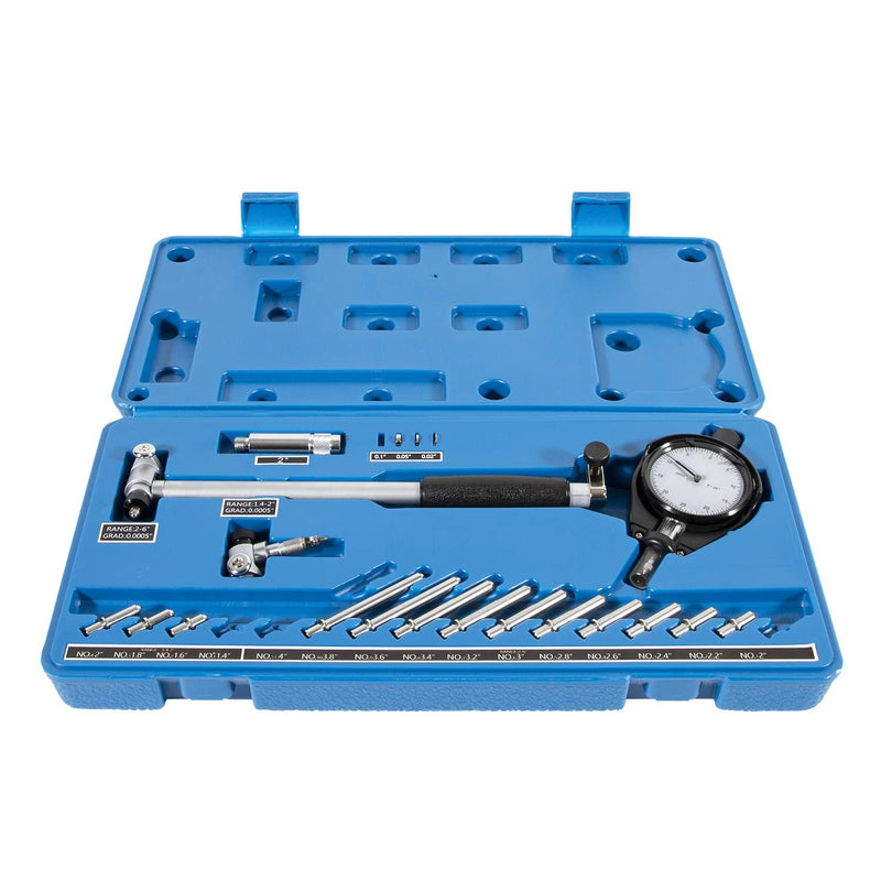 52-646-400-0 Cylinder Dial Indicator Bore Gauge 1.4" To 6" Measuring Range