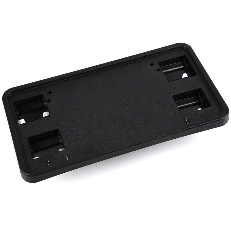 DURAFORCE Front Bumper Trim & License Plate for Ford F-150 F150 2015 2016 2017 Black