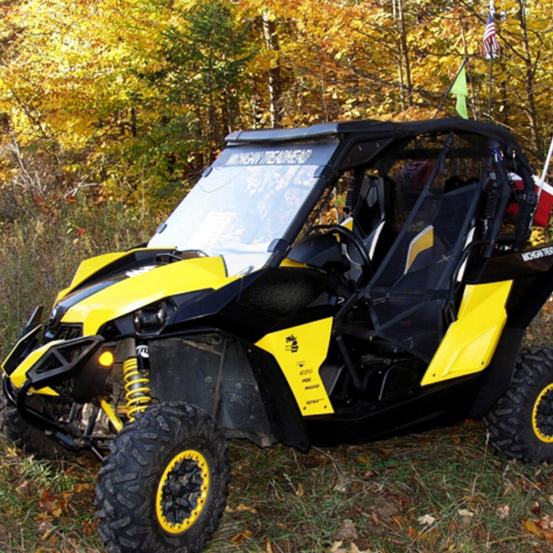 Full Front Windshield with Clamps for Can Am Maverick 1000R 2013-2018 UTV
