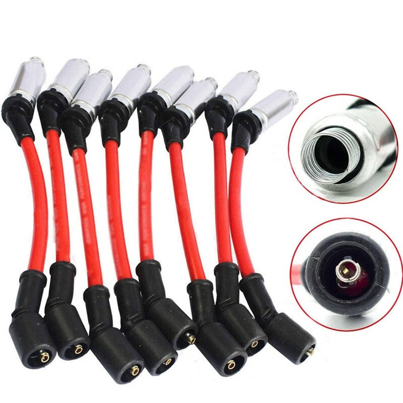 48322 Spark Plug Wire Kit for Chevy GMC LS1 Vortec 4.8 5.3 6.0L 8 Pieces