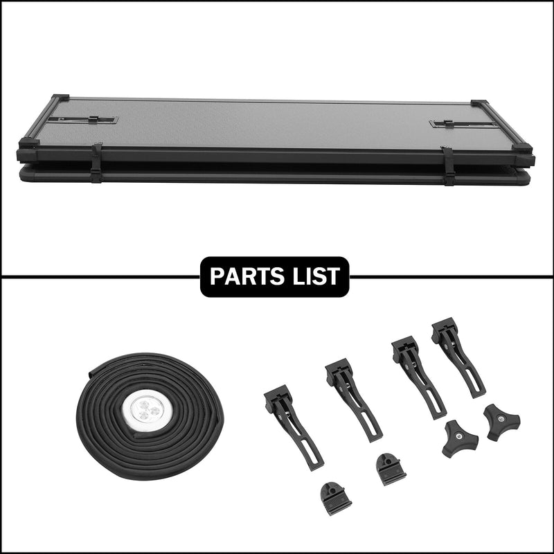 Hard Tri-Fold Tonneau Cover for Dodge Ram 1500 2009-2018 2500 3500 6.5FT Bed