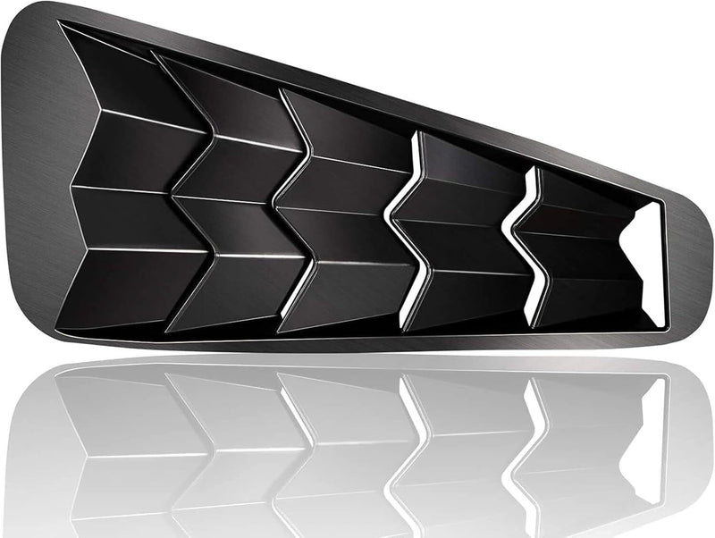 2Pcs Set Quarter Side Window Louvers Sun Shade Cover for Ford Mustang 2005-2014