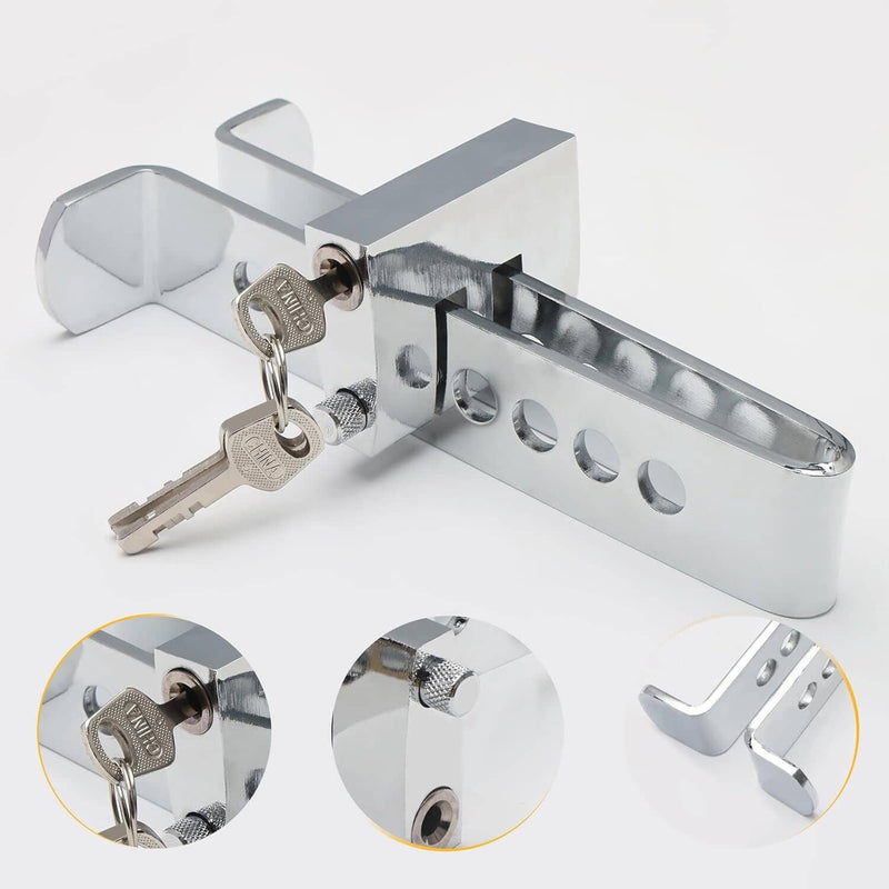Brake Clutch Lock Anti-Theft Car Pedal Security Lock Tool with 3 Keys