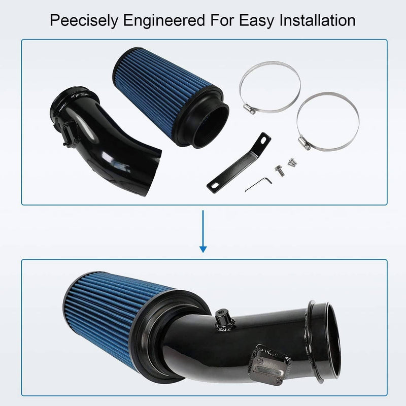 4" Oiled Cold Air Intake Kit for Ford F250 Powerstroke Diesel 6.7L