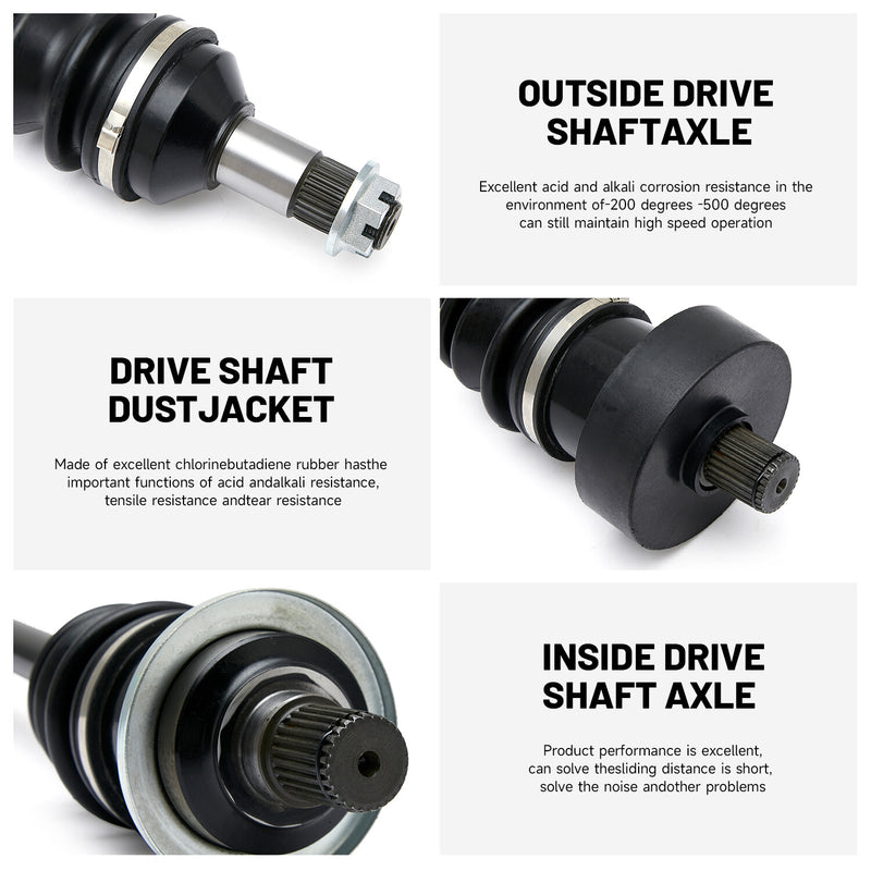 1502-801 Complete CV Joint Axle Rear Left or Right for Arctic Cat 1436-411 UTV