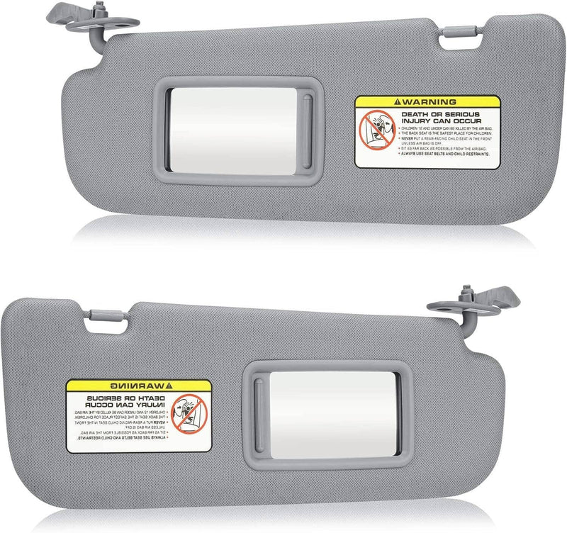 Driver Passenger Side Sun Visor Set 1 Pair for 2012-2015 Hyundai Veloster