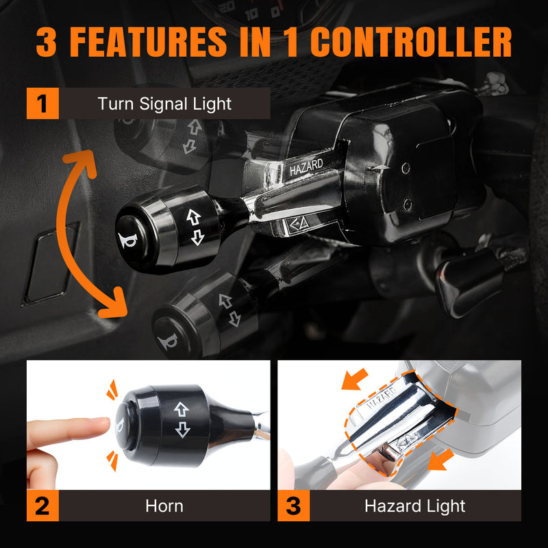No Hole LED Turn Signal Street Legal Blinker Kit for Polaris Ranger 500 570 900