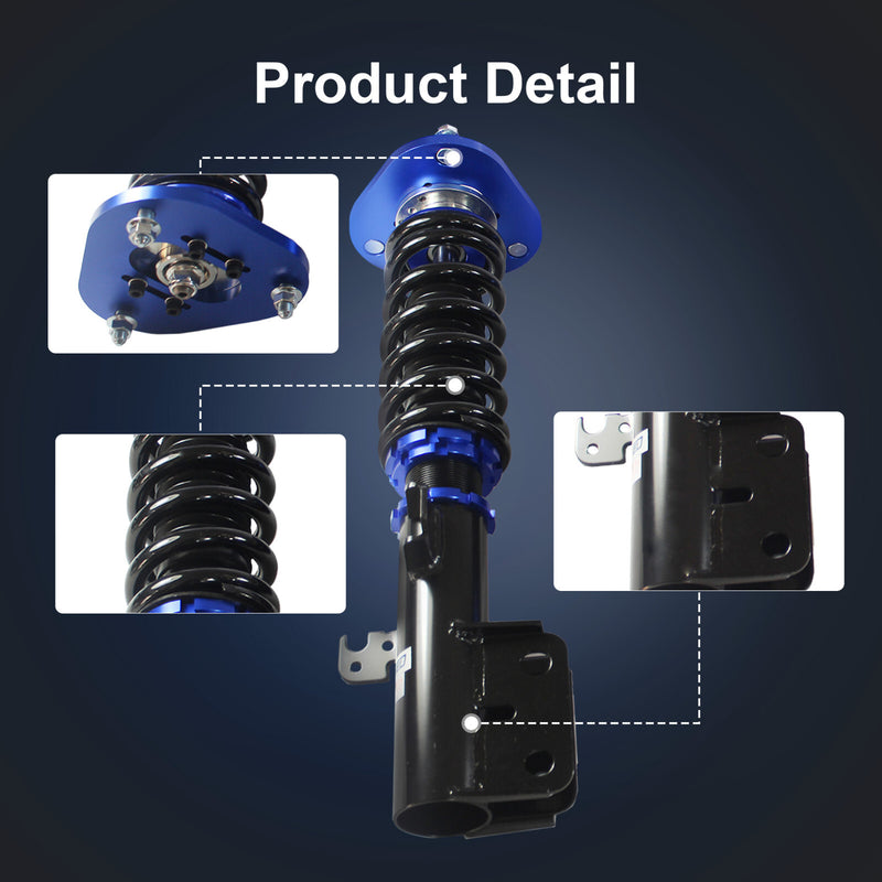 Front Rear Suspension Coilover Struts Shocks Kit for Scion TC 2005-2010