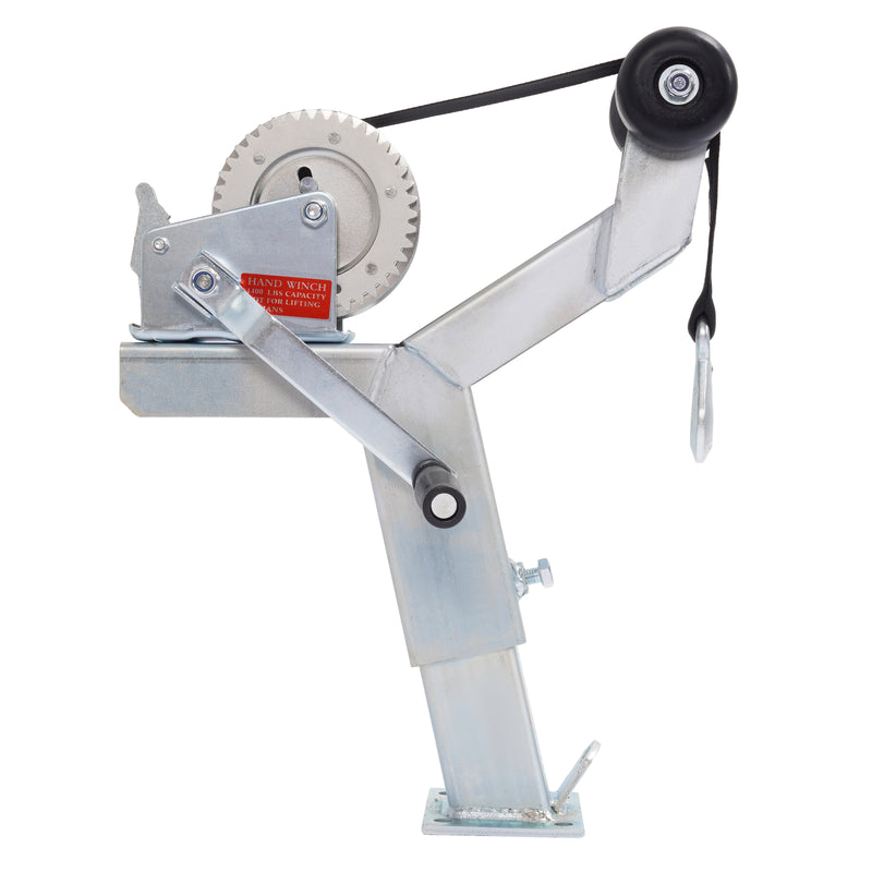1400lbs Winch Stand Winch Post with Roller for Boat Trailers Adjustable