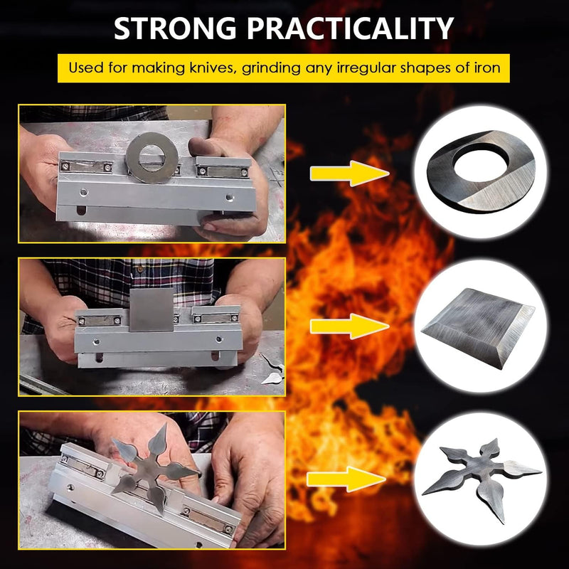 Magnetic Bevel Jig for Grinding Sharpening Knife Making Welders