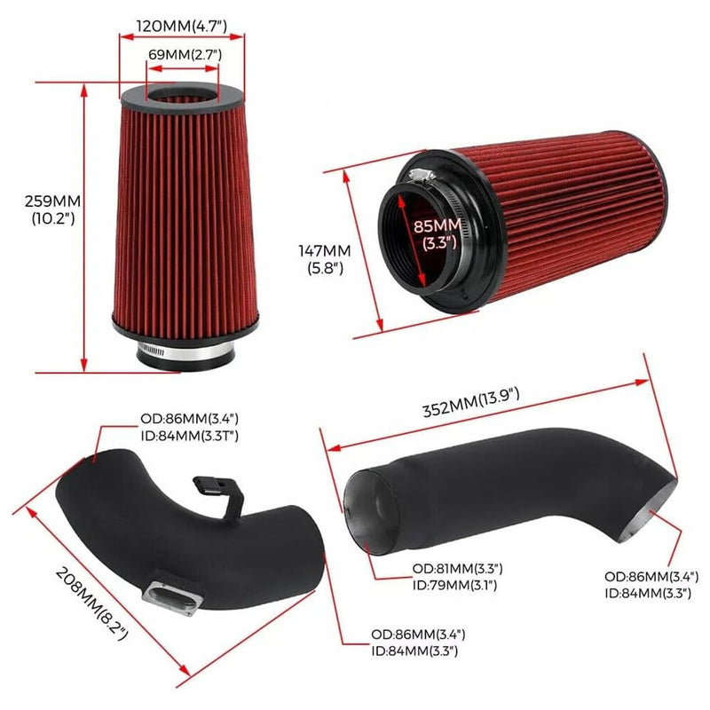 Cold Air Intake Kit for BMW F22 220i 228i 320i 328i 420i 428i 2.0T N20