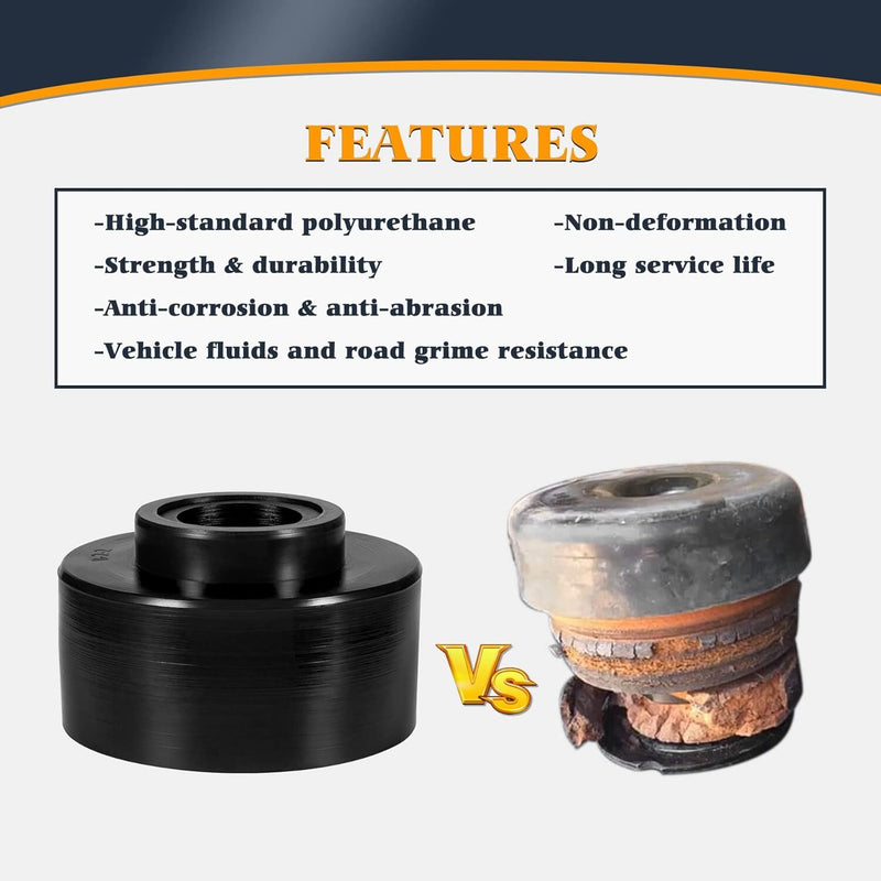 4.4123R Body Mount Bushing Set Kit for Ford F150 F250 F350 2WD 4WD 1980-1998