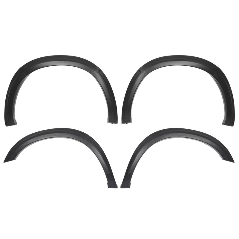 DURAFORCE Textured Black Front Rear Fender Flares Set for Dodge Ram 2500 3500 2010-2018