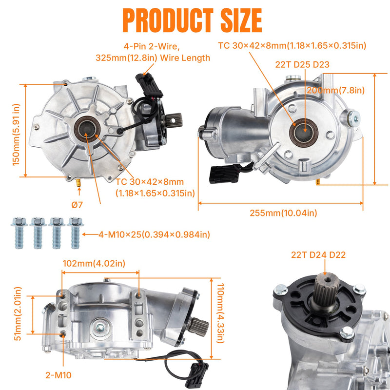 1332971 1332578 Front Differential for Polaris Ranger Sportsman Scrambler 500
