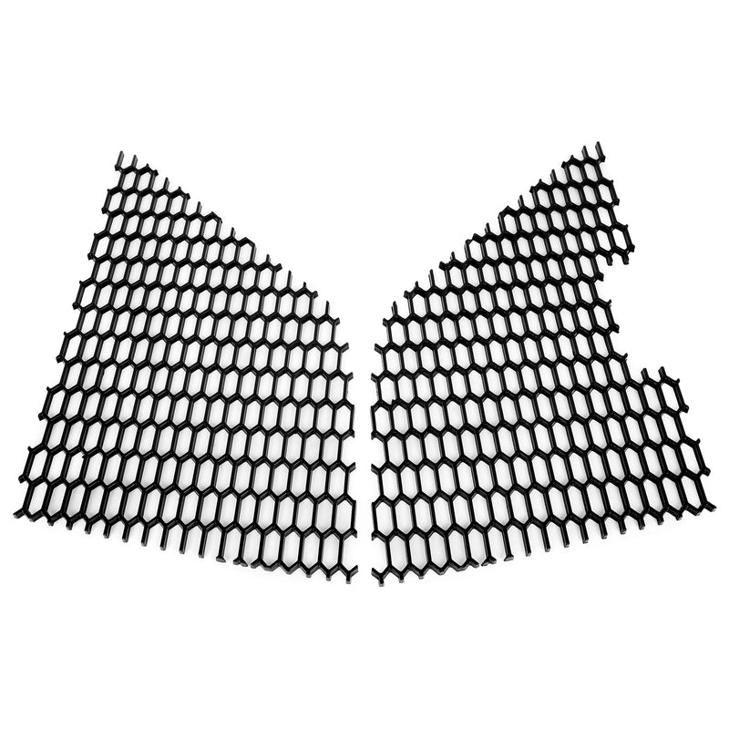 Front Radiator Grill Mesh Guard Insert Covers for Chevy Corvette C8 2020-2024