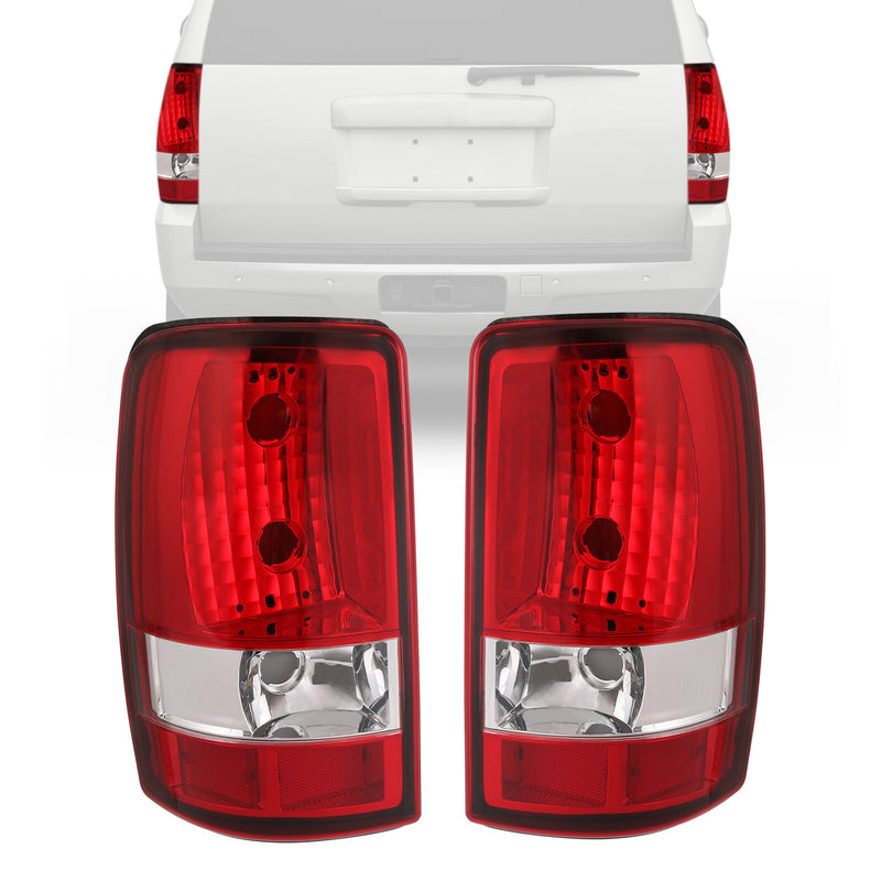 Red Tail Lights Brake Lamps for Chevy Suburban Tahoe GMC Yukon XL
