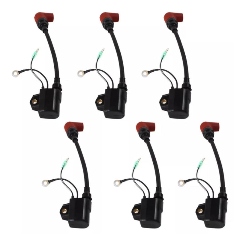 DURAFORCE 6R3-85570-00-00 Ignition Coil Assembly for Yamaha Marine 18-5128 6 Pcs