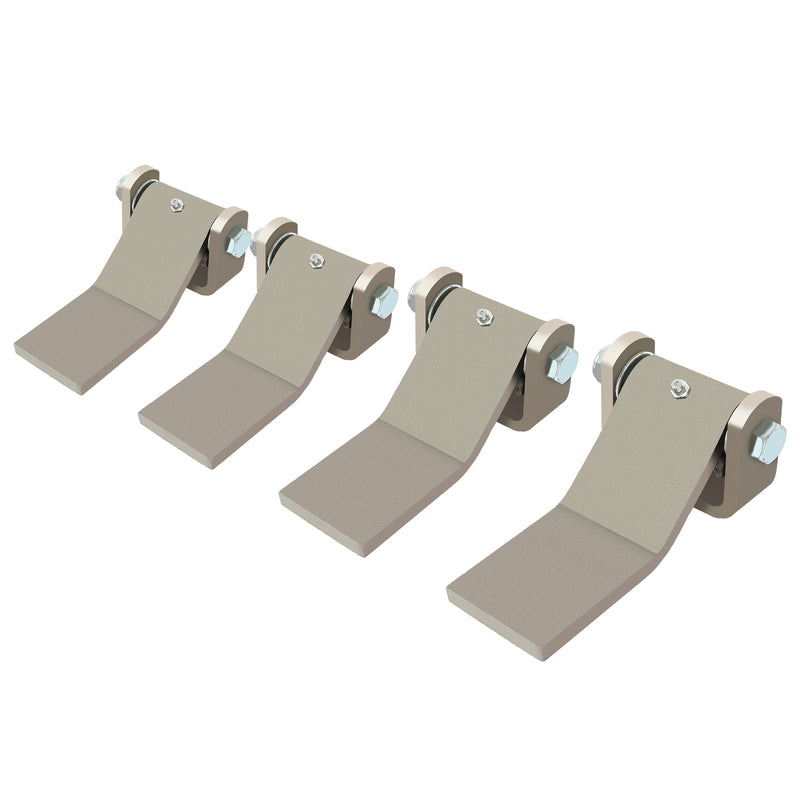 4 Strap Style Long Leaf Steel Weld On Dump Trailer Door Hinge Greaseable Cargo