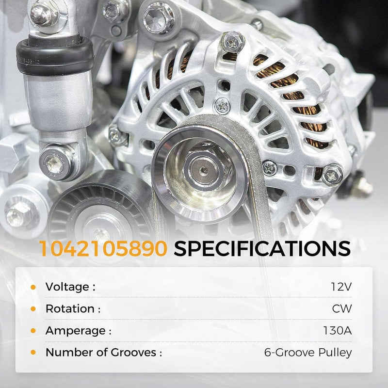 31100R40A Alternator for Honda Accord 2008-2012 Acura TSX L4 2.4L 2009-2014 130A