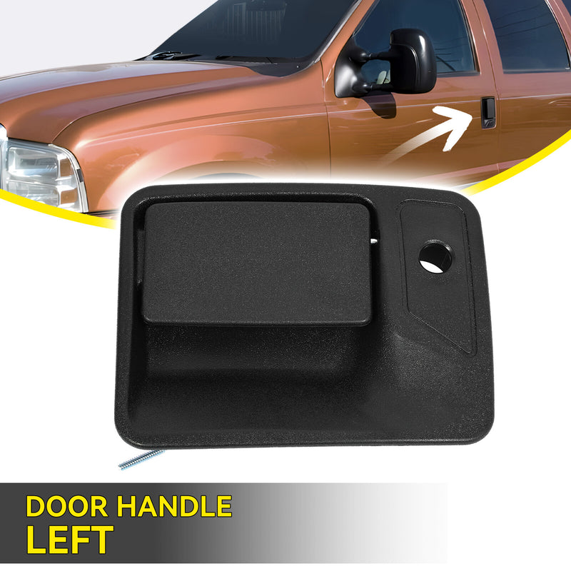 Exterior Outer Front Left Door Handle for Ford F-250 F-350 Super Duty 1998-16