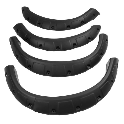 DURAFORCE Black Pocket Fender Flares for Ford F-150 F-250 F-350 Bronco 1992-1996 4PCS
