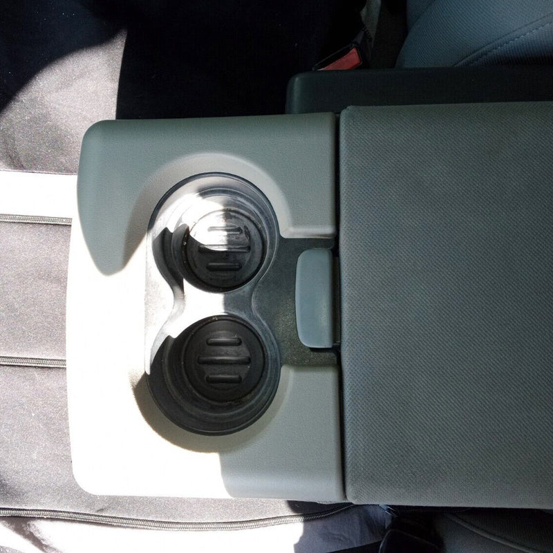 Center Console Cup Holder Pad Replacement for Ford F150 F-150 2004-2014 Gray