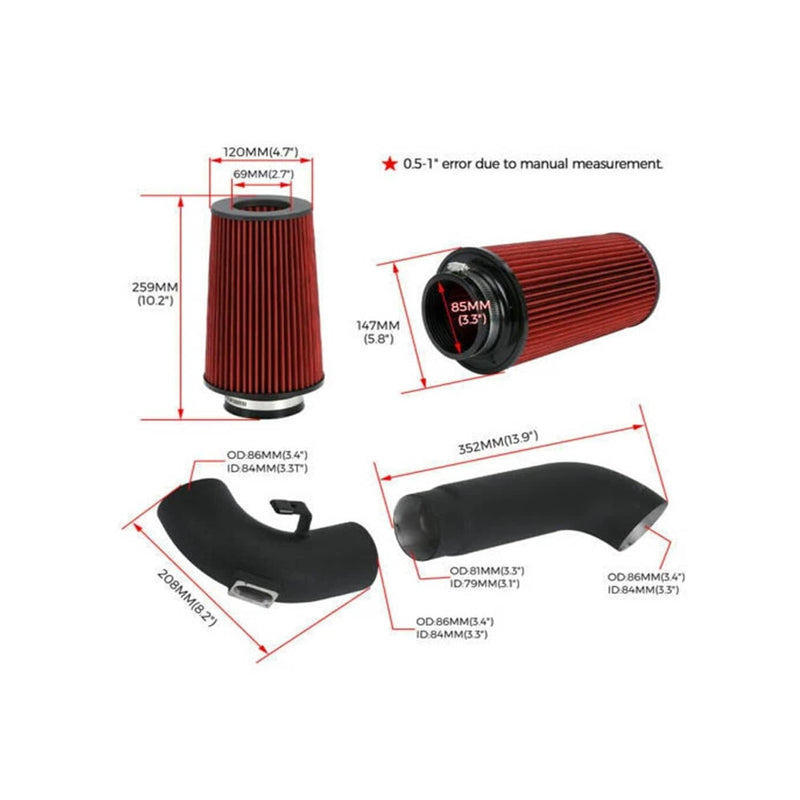 Cold Air Intake Pipe System Kit for BMW F30 228i 320i 328i 420i 428i 2.0T 12-16
