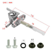 DURAFORCE Fuel Petcock Valve Gas Tank Shut Off Switch for Honda XR50R XR70R XR80R XR100R