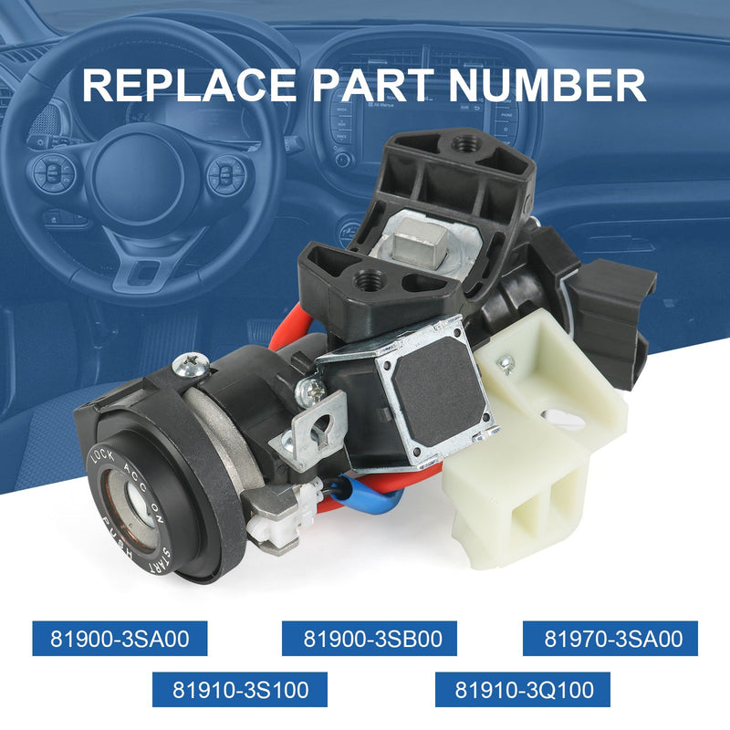 81900-3SA00 Ignition Lock Switch Assembly with Keys for Hyundai 819003SA00