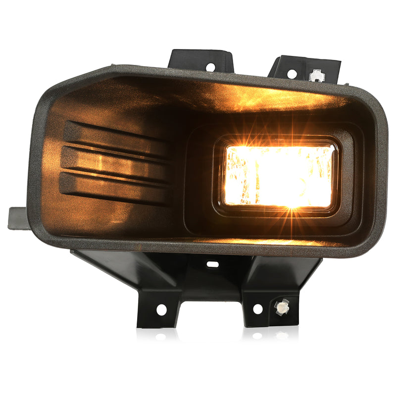 Clear Lens Halogen Fog Lights Lamps for Ford F-150 F150 2018-2020 Set Pair