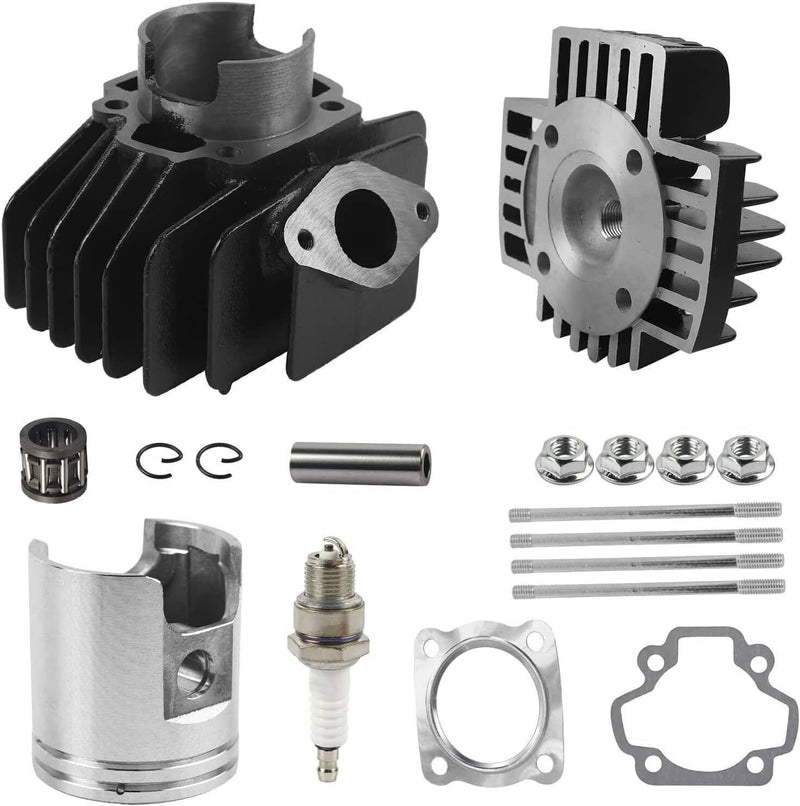 60CC Big Bore Cylinder Piston Gasket Head Top End Set for Yamaha PW50 1981-2009
