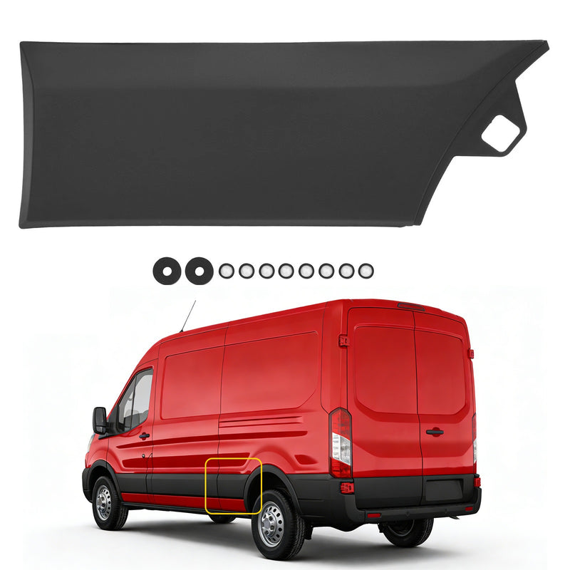 Door Molding Trim for Ford Transit 150 250 350 HD 2015-2025 Rear Driver Side