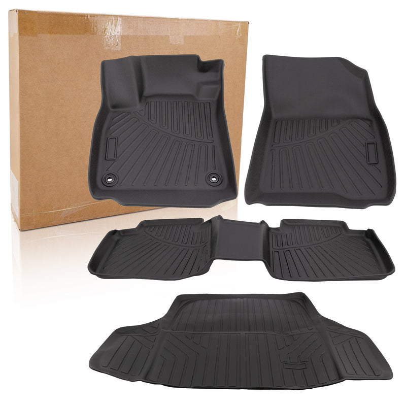 4Pcs Floor Mats Cargo Liner for Honda Accord Hybrid 2023-2025