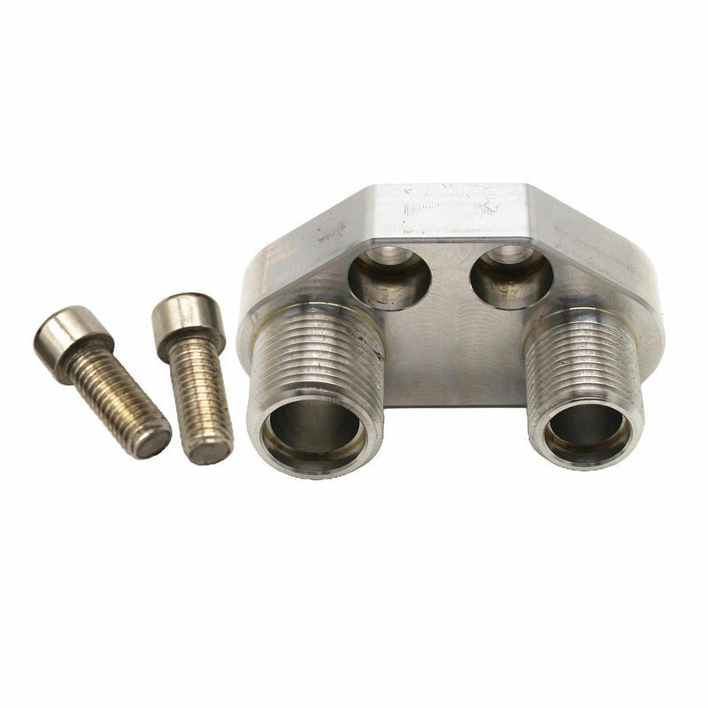 Aluminum Alloy AC Compressor Adapter Fitting with Nuts for Sanden SD7B10 7176