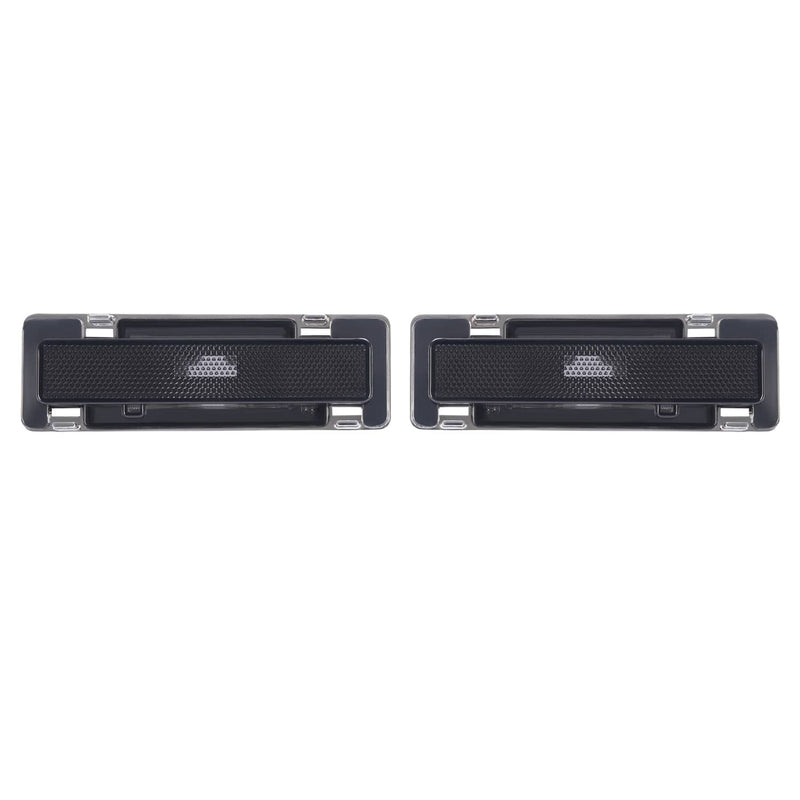 DURAFORCE Side Marker Lights for Chevy Camaro for Pontiac Firebird 1982-1992 Smoke Lamps 2