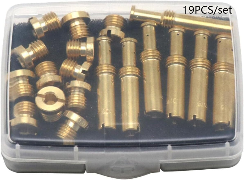 19PCS Jet Assortment Kit for S&S Cycle Super B E G Carburetors 1 Set
