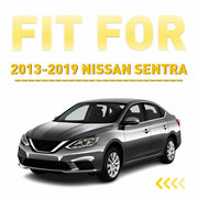 DURAFORCE For 2013-2019 Nissan Sentra Front Windshield Wiper Side Cowl Extension Cover 2PC