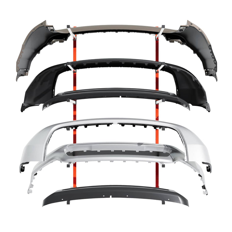 DURAFORCE Auto Body Bumper Storage Rack Stand Wall Mount Removable Arms for Painting