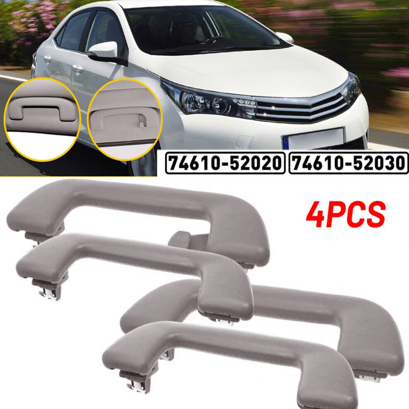 4Pc Front Rear Inner Roof Ceiling Pull Handle Grab for Toyota Corolla Yaris Rav4