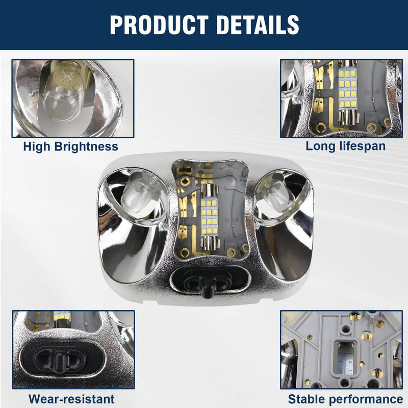 Interior Dome Cab Lamp Light Compatible for 1994-1998 Ford Ranger Splash