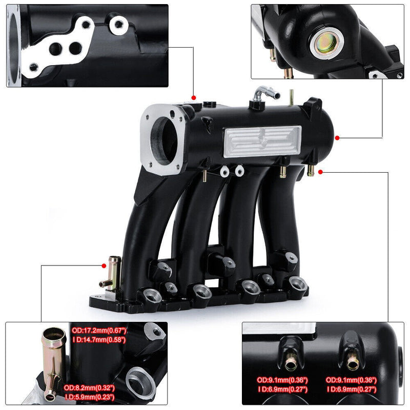 D15 D16 D Series Intake Manifold 70mm Throttle Body for Honda Civic CRX Del Sol