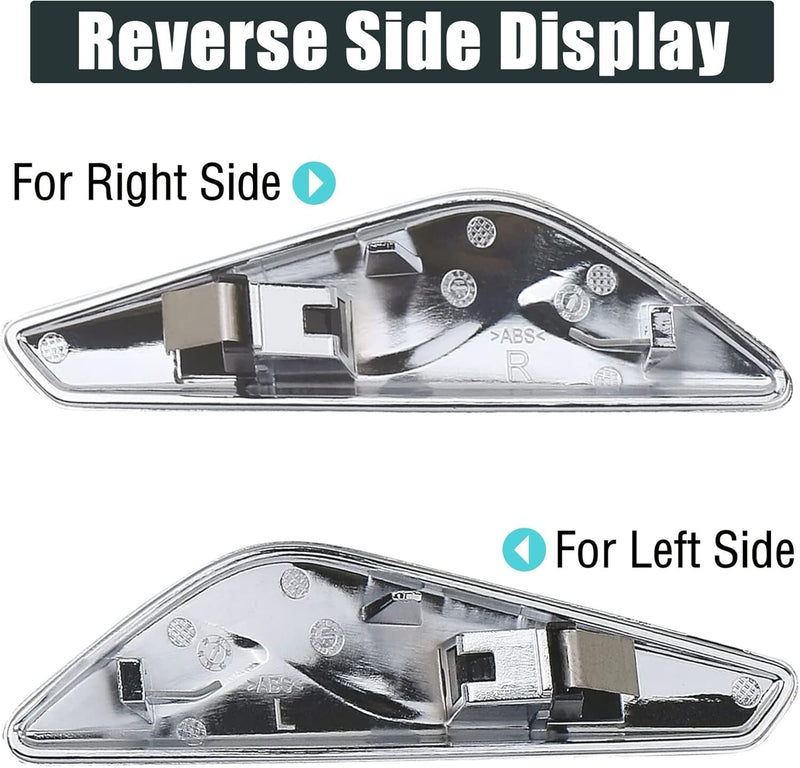 Left Right Side Fender Chrome Emblem Moulding for BMW X3 F25 X4 F26 2015-2017