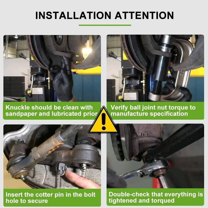 8x Control Arm Ball Joint Tie Rod Sway Bar Link for Cadillac SRX L&R