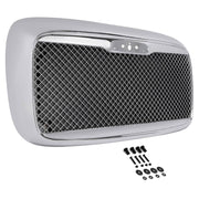 DURAFORCE Front Grille With Bug Screen Chrome Mesh Style for Freightliner Columbia 00-12